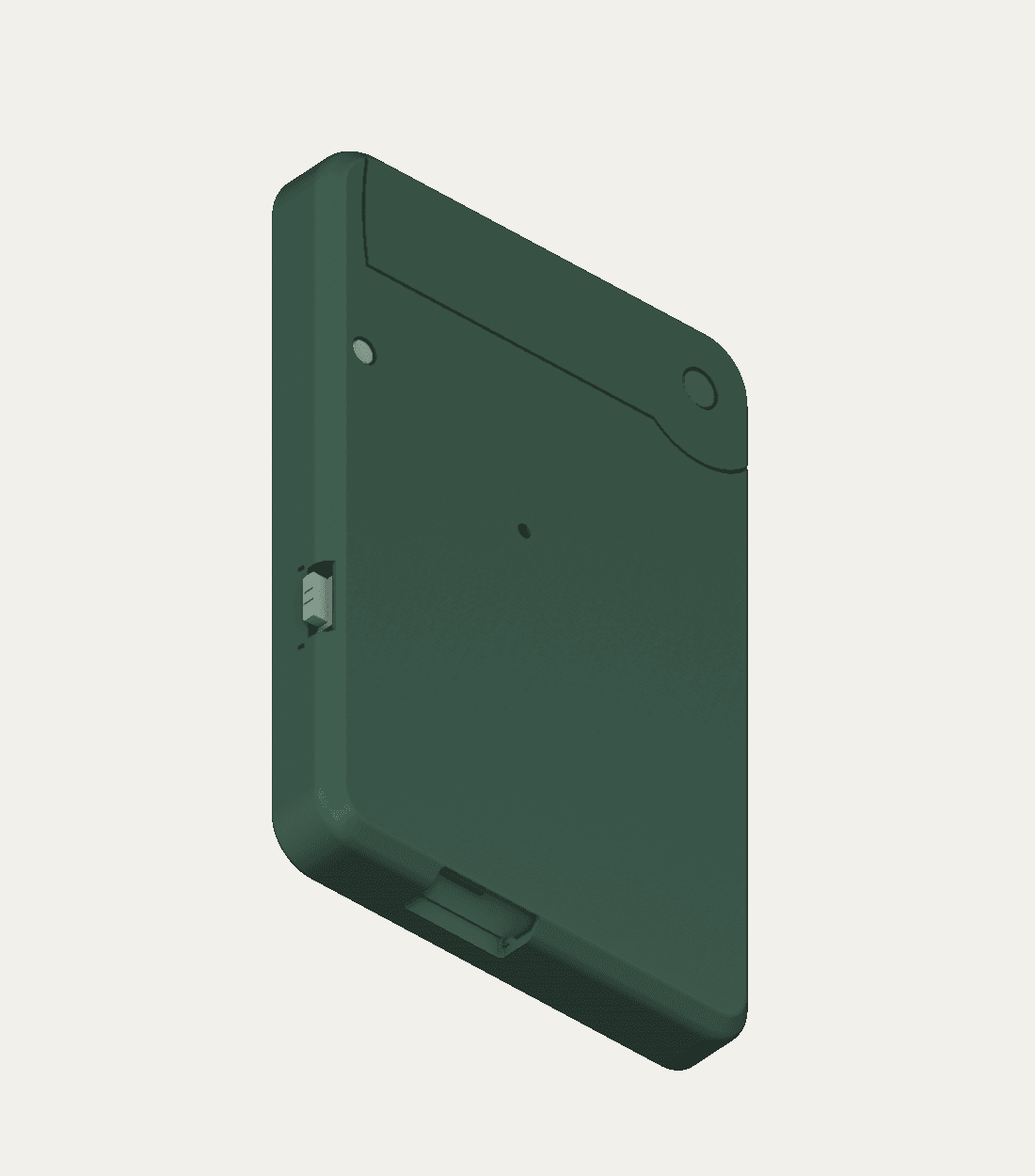 H20 VEIL prototype CAD with a flush antenna cap and side power slider