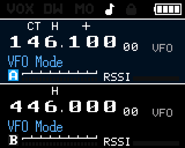 Repeater operation with CTCSS tone — BK4819 handles tone generation and detection